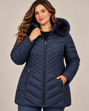 Picture of MID-LENGTH QUILTED  PUFFER JACKET
